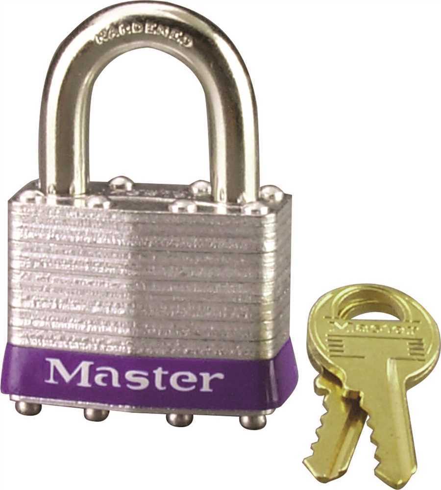 Master Lock Company 5D Maximum Security Keyed Padlock Silver Laminated