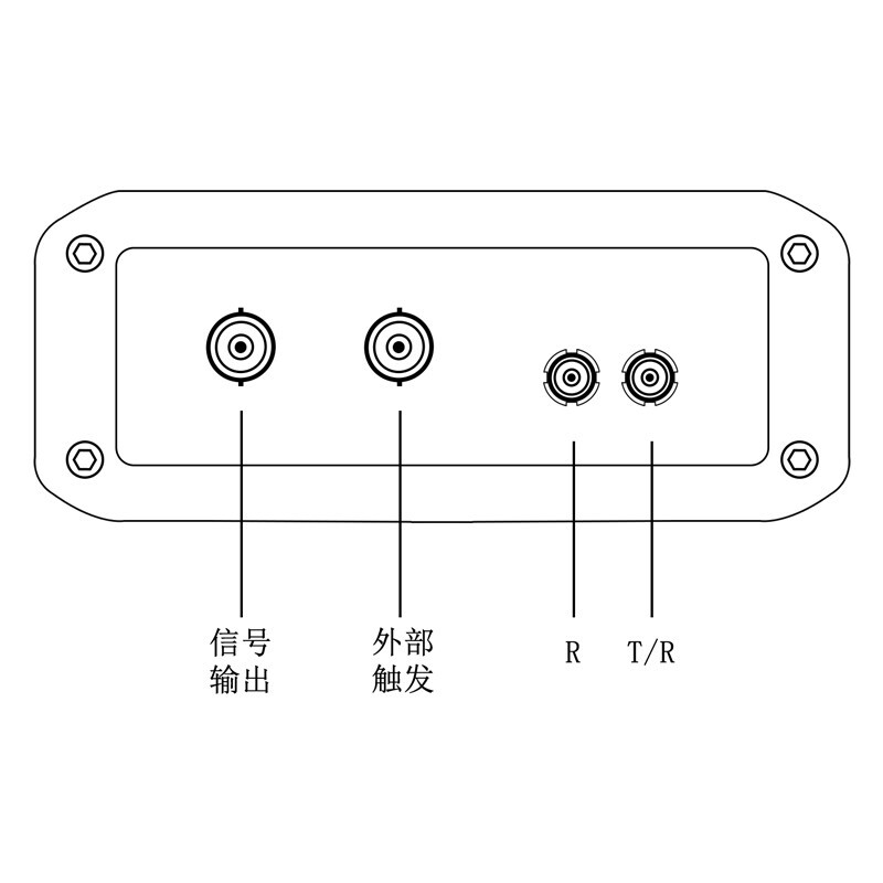 Ultrasonic Pulse Generator and Receiver PR20 Negative Square Wave Pulse 400V