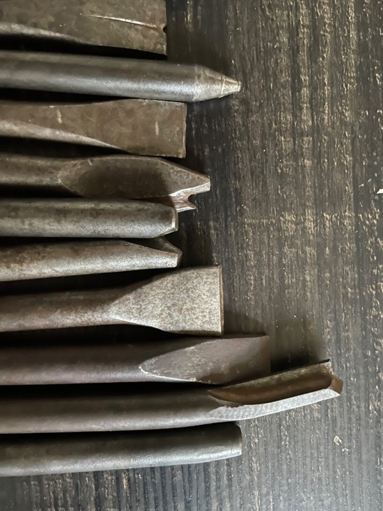 air hammer chisel different styles..