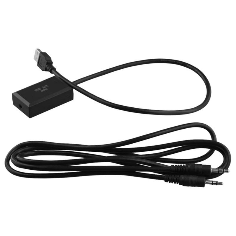 Car USB Stereo Interfaces Adapter Extension Connector for Enhances Sound Quality