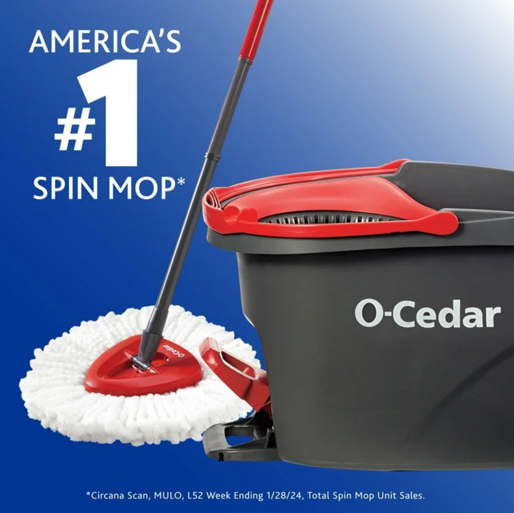 O-Cedar EasyWring Spin Mop and Bucket System