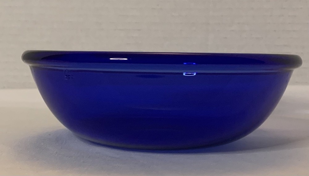 3pc Cobalt Blue Glass Dinnerware Set
