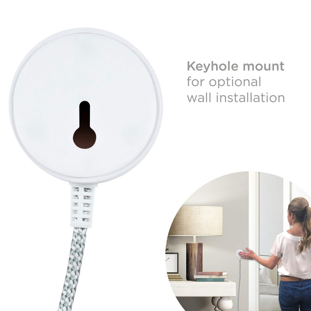 Cordinate Extension Cord with Switch On/Off Plug 2 Pack, 6 Ft 2 White