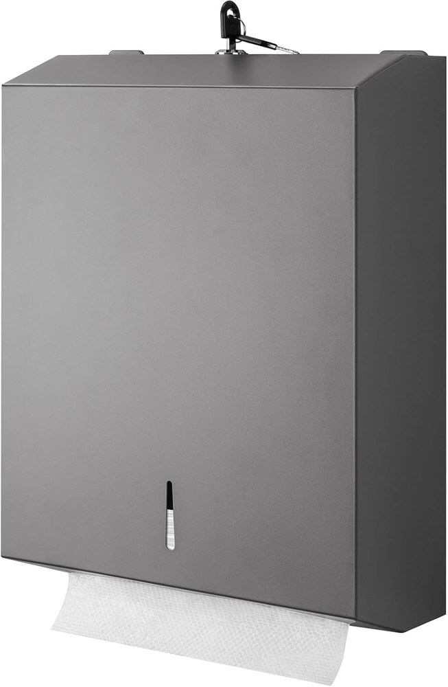 Paper Towel Dispenser Wall Mount Commercial C-Fold/Multi-Fold/Tri-Fold, Touch...