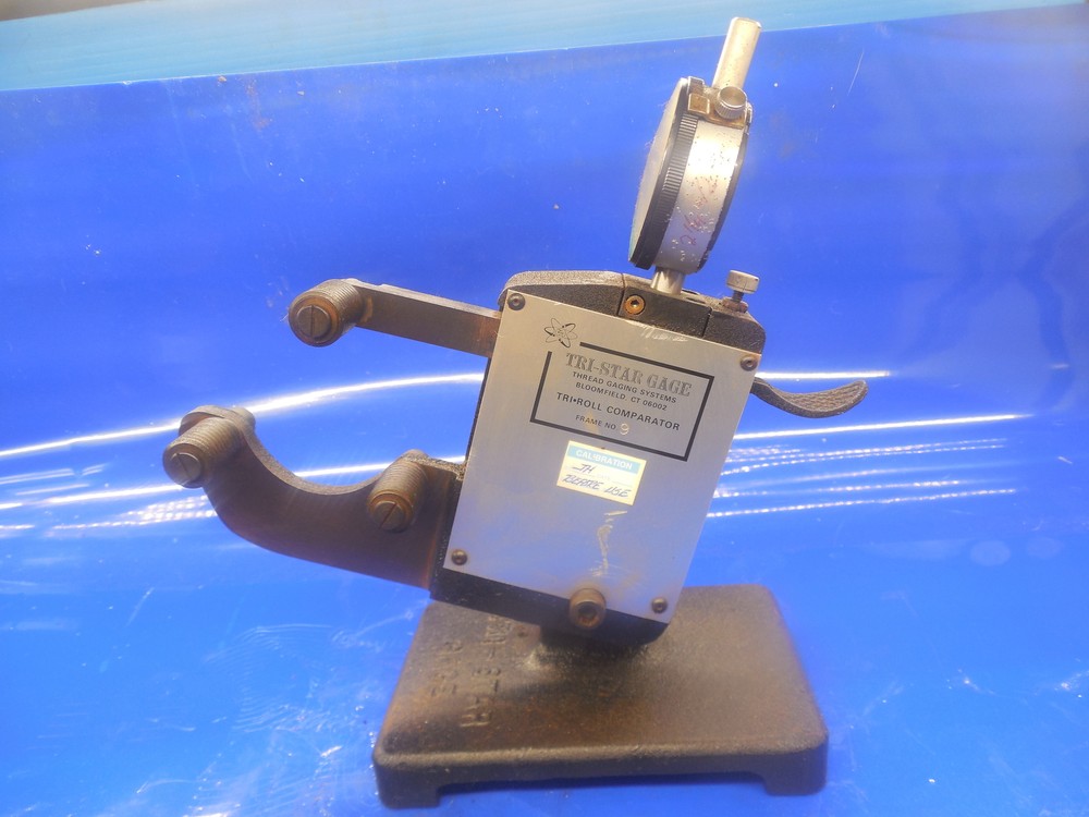 TRI START GAGE TRI ROLL COMPARATOR FRAME # 9 MACHINE SHOP INSPECTION No. 9