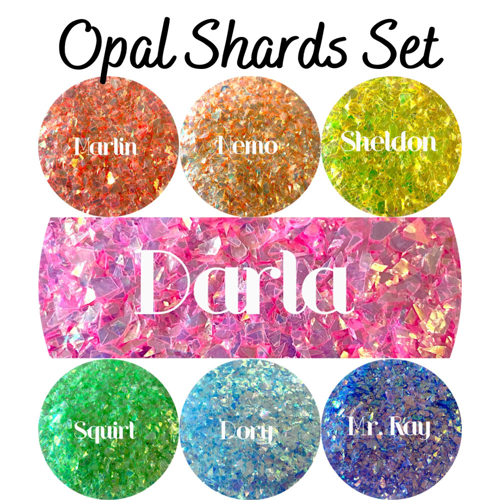 Premium Polyester Glitter Set - Opal Shards Set