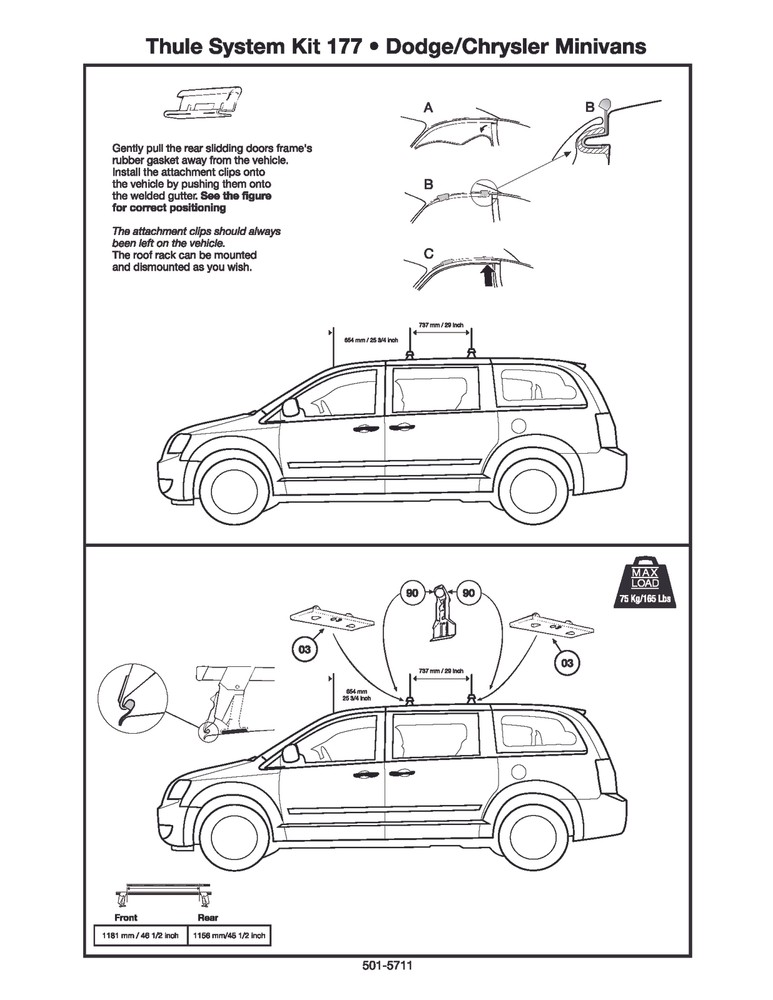 Thule 400xtr Rapid Aero Foot Pack