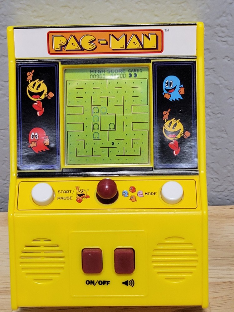 Pac-Man Mini Tabletop Arcade Game Pacman Machine Tested