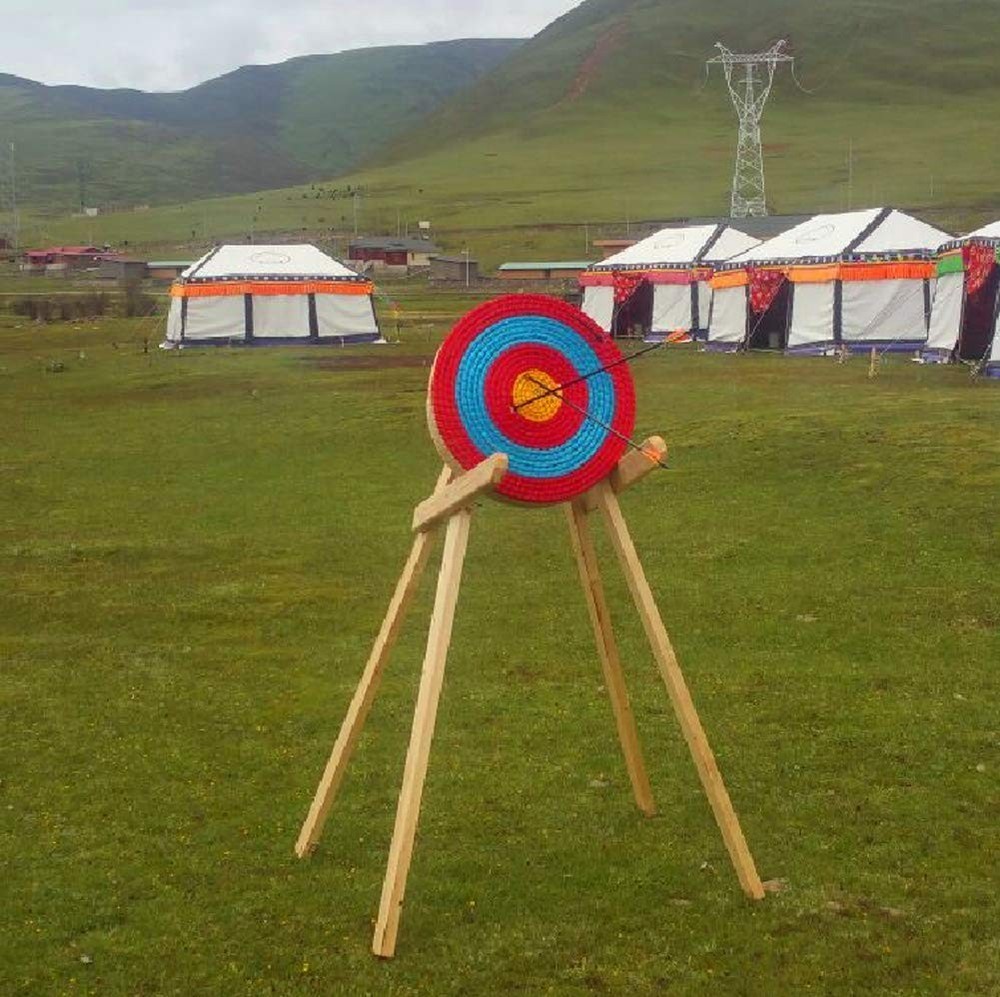 DOSTYLE Archery Targets Traditional Solid Straw Round Archery Target Shooting...