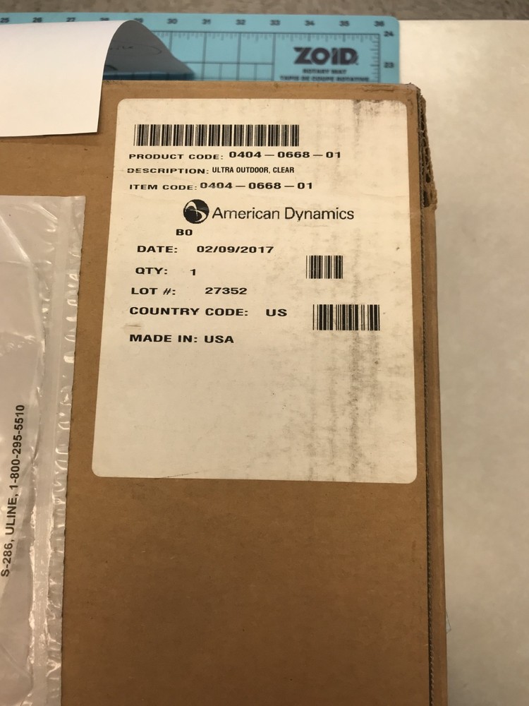 American Dynamics Ultra Outdoor Clear Dome