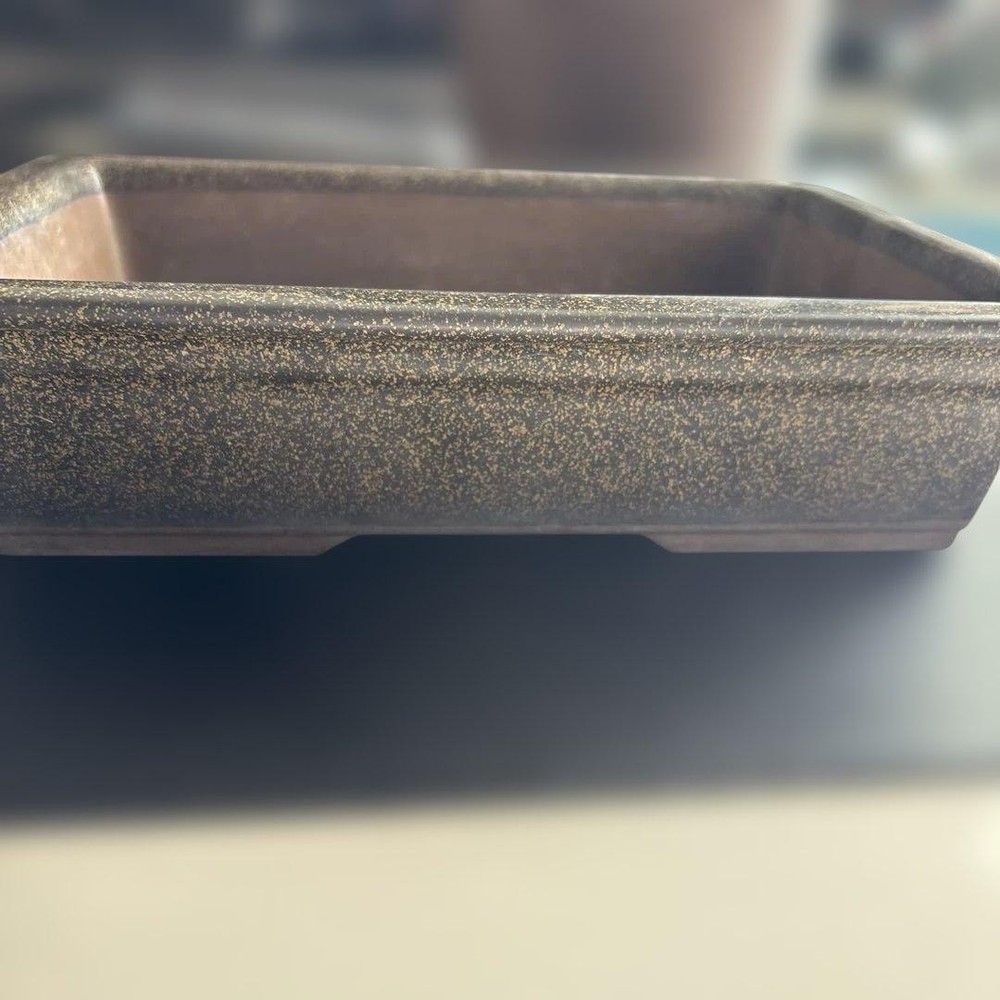 Rectangular Bonsai Pot 26 x 18.5 cm Japanese Art Shape Miniature Tree Container