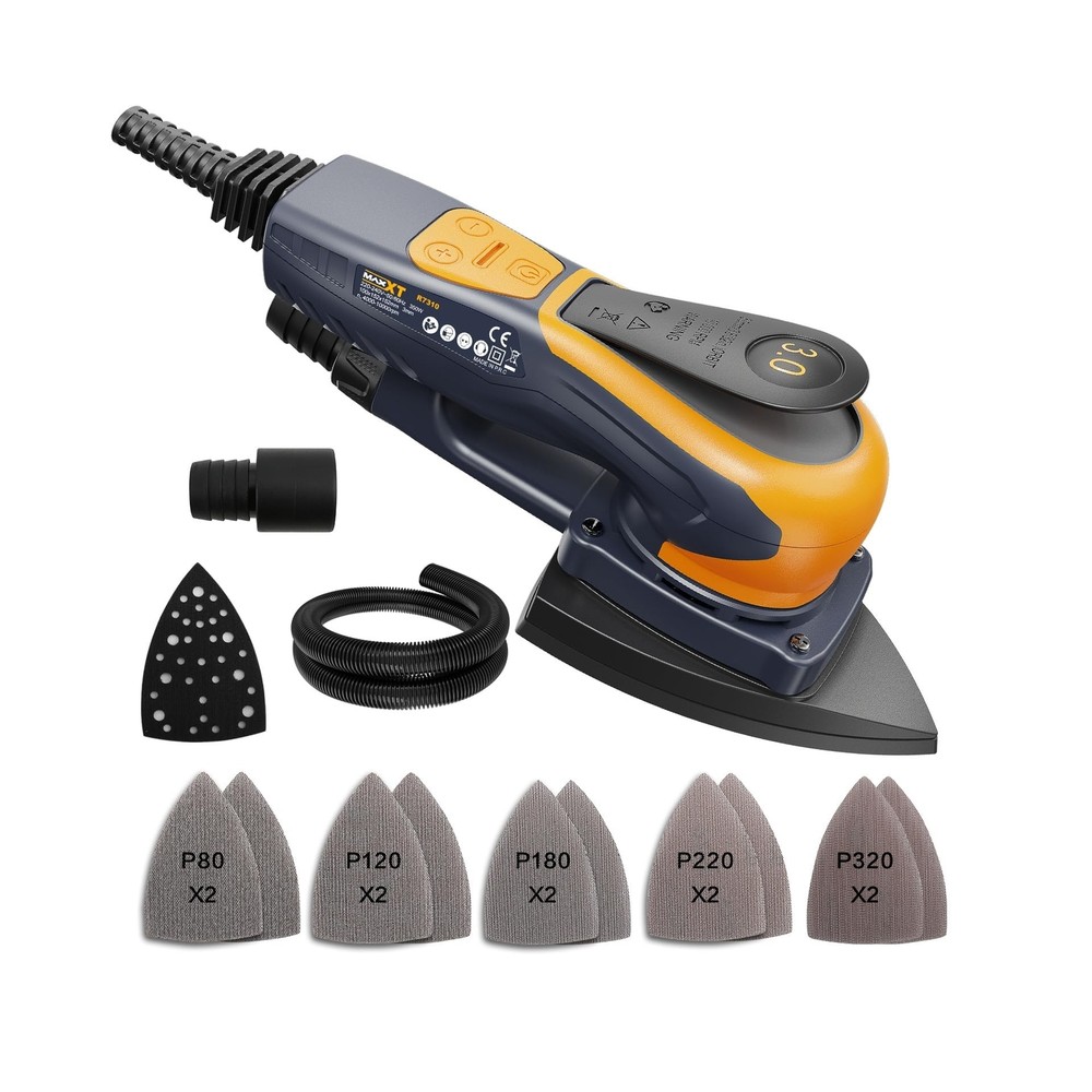 MAXXT Mouse Sander, 350W Sander Tool with Advanced Dust Collection System, Lo...