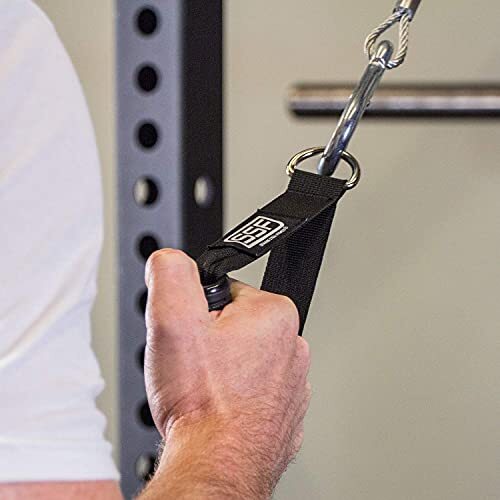 Nylon Single D Handle | Tricep Rope | Tricep Straps | Ab Nylon Handle (Single)