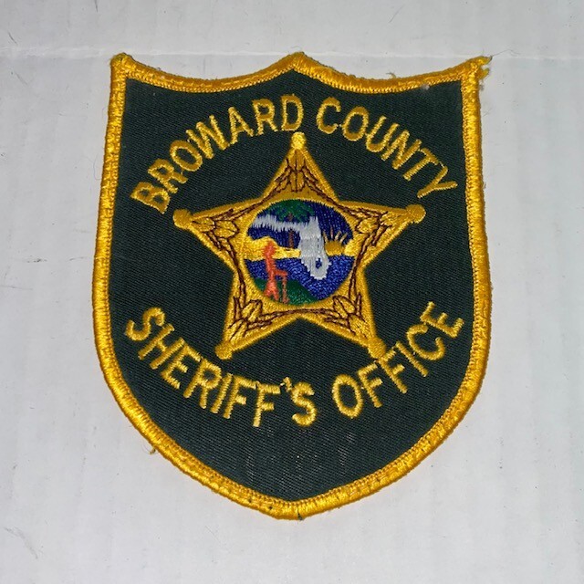 FLORIDA, BROWARD COUNTY SHERIFF'S OFFICE PATCH 4”