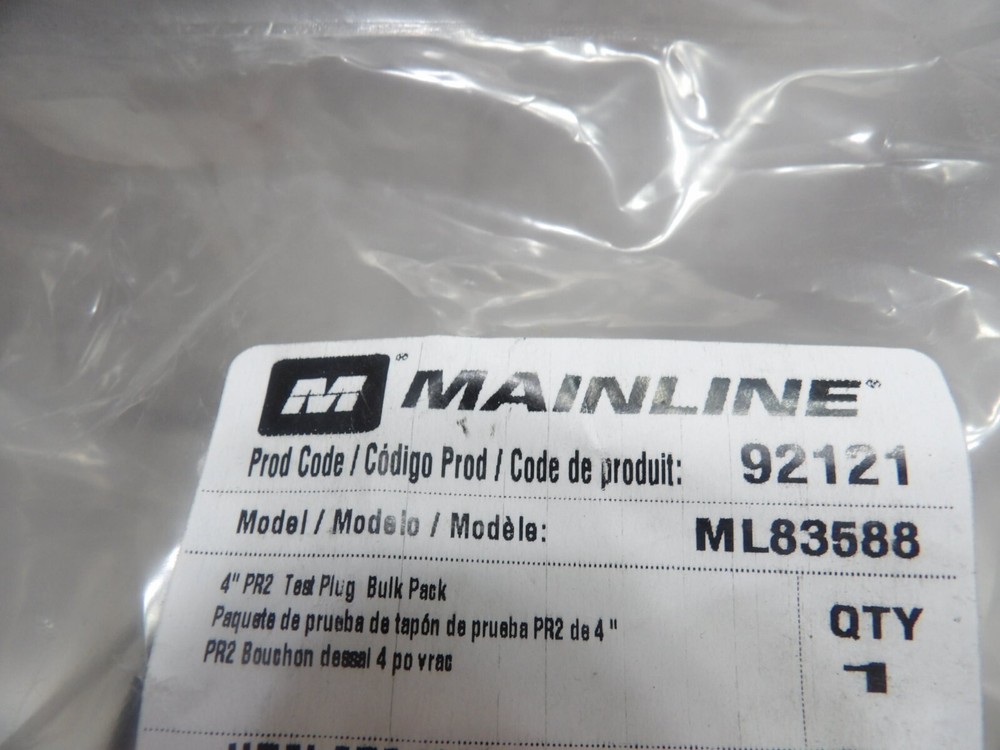Mainline 4" PR2 Test Plug 92121