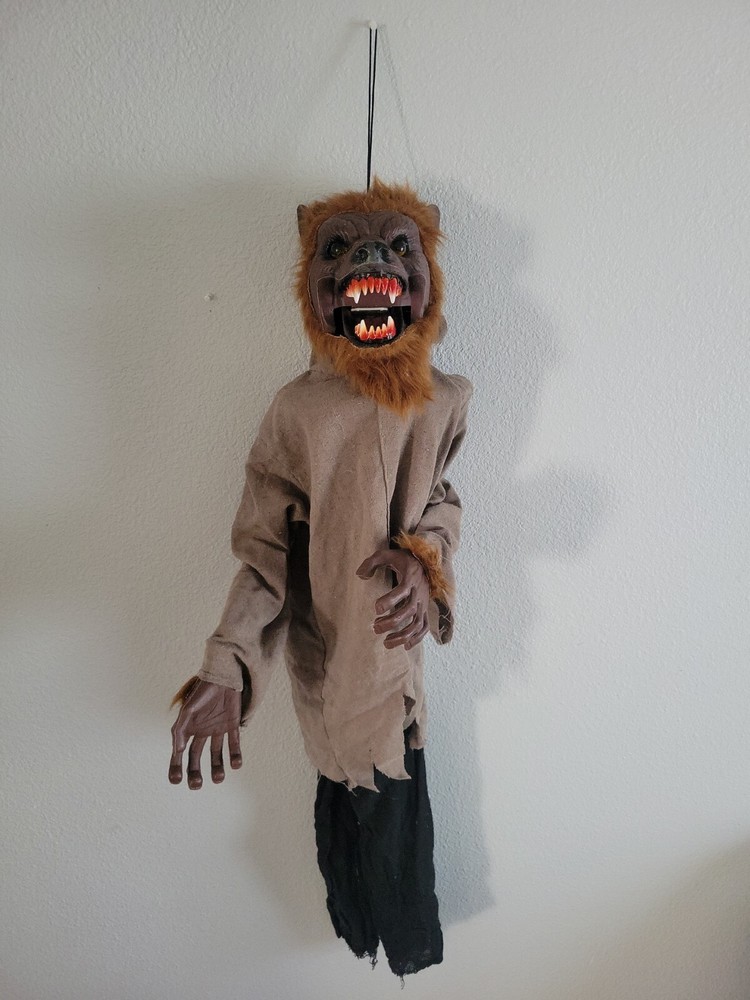 Pan Asian Creations Halloween 4' hanging werewolf
