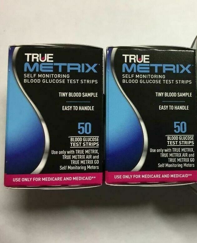 TRUE Metrix Blood Glucose 100 Test Strips Exp: 7-5-2027