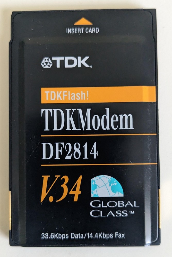 PC Modem Card TDK DF2814