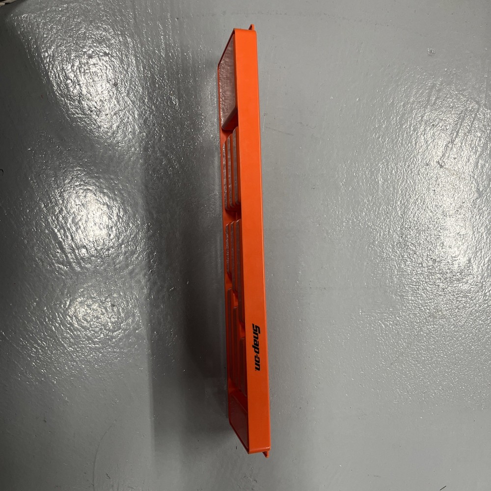 Snap-On Tools 3/8 Extension Organizer Orange Plastic Excellent Condition