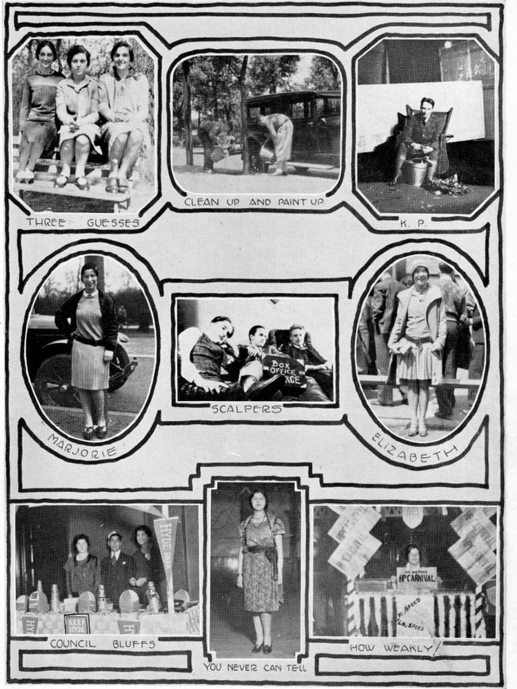 1920s High School Yearbook w/ AMELIA EARHART dedication ~ Lockheed Vega 5B ++++