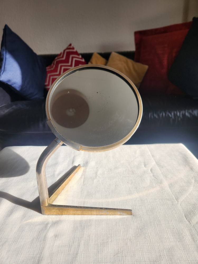 Art Deco double sided table/vanity mirror with magnification c1930