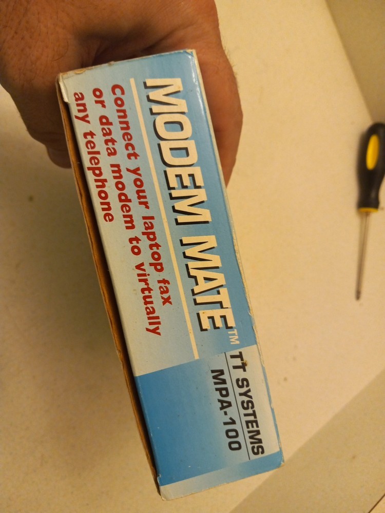 TT SYSTEMS MPA-100 MODEM MATE - New In Box UNUSED