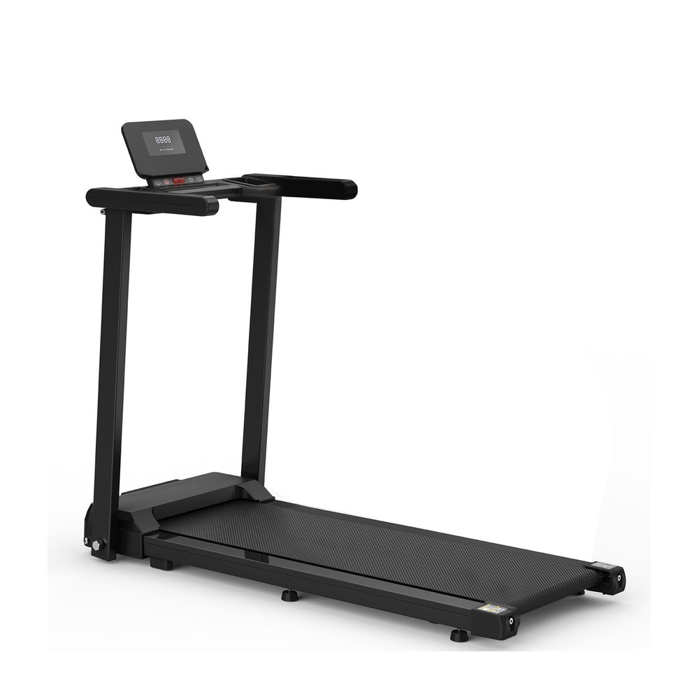 2.5HP Foldable Treadmill 300LBS Maximum Capacity Folding Treadmill W/ Handles d3