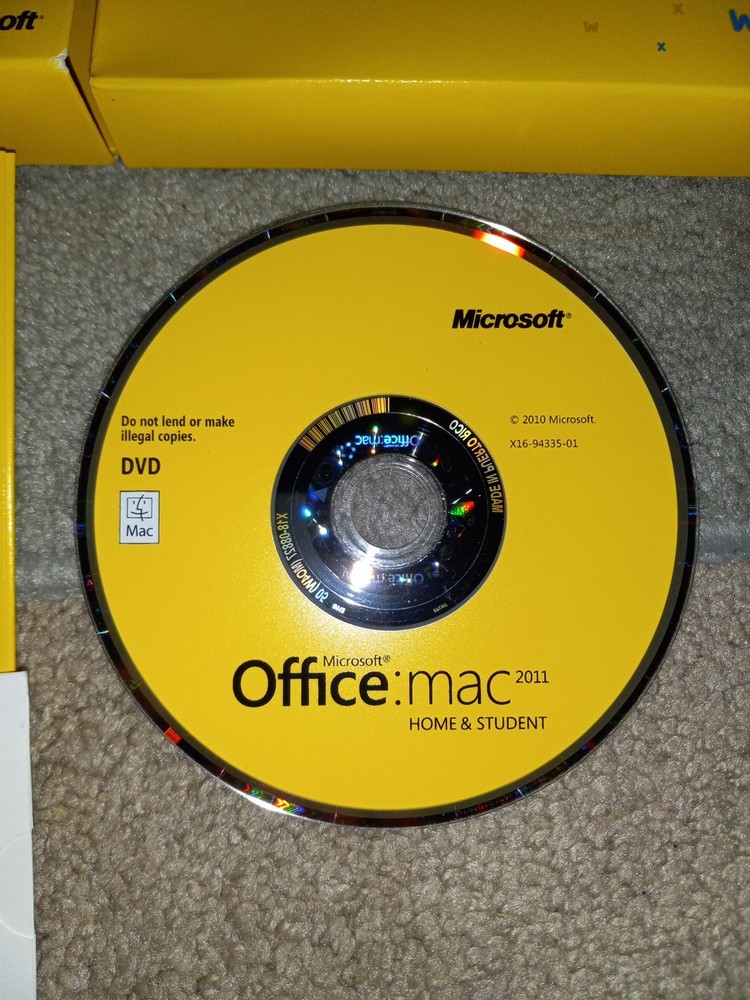 Microsoft Office MAC 2011 Home & Student