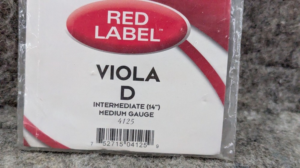 🔥New🔥 Super Sensitive Red Label Series Viola D String 14 in., Medium