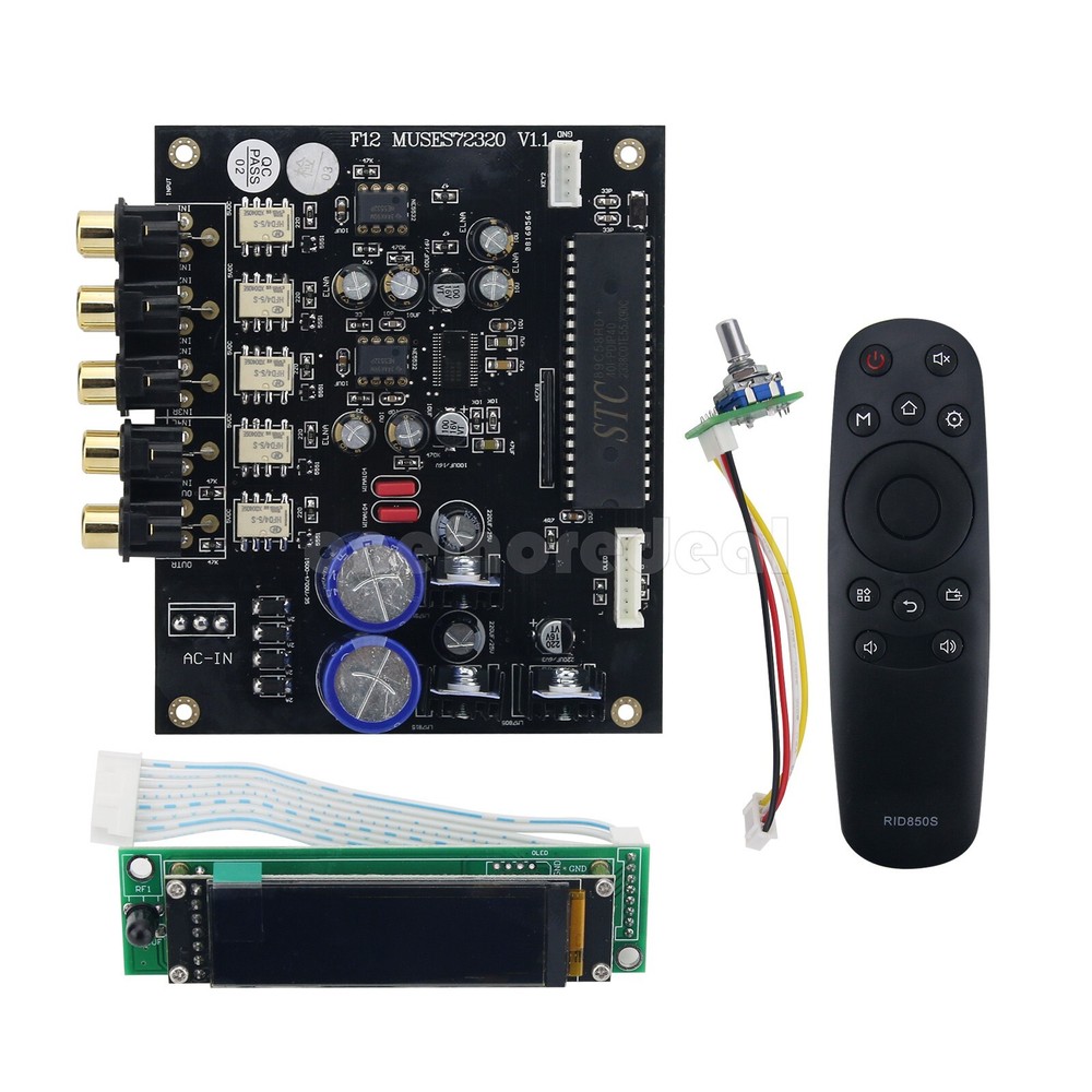 F12 MUSES72320 Enthusiasts Level Preamplifier Board Volume Controller IR Control