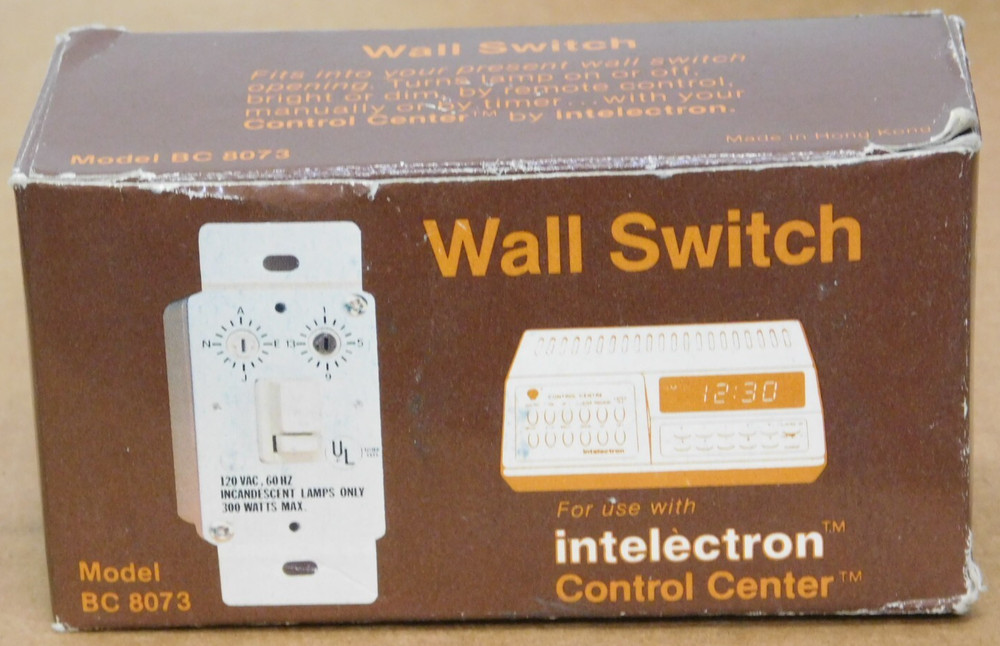 Intelectron Wall Switch BC 8073