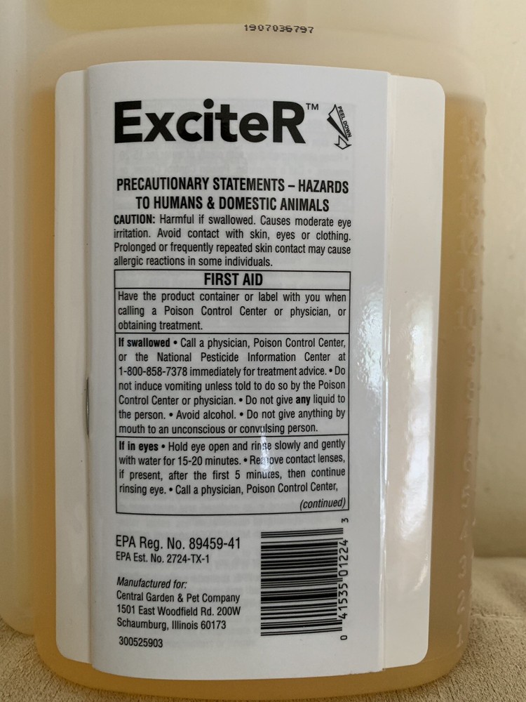 ExciteR Professional Insecticide 6% Pyrethrin 16oz Concentrate Ants Fleas Roach
