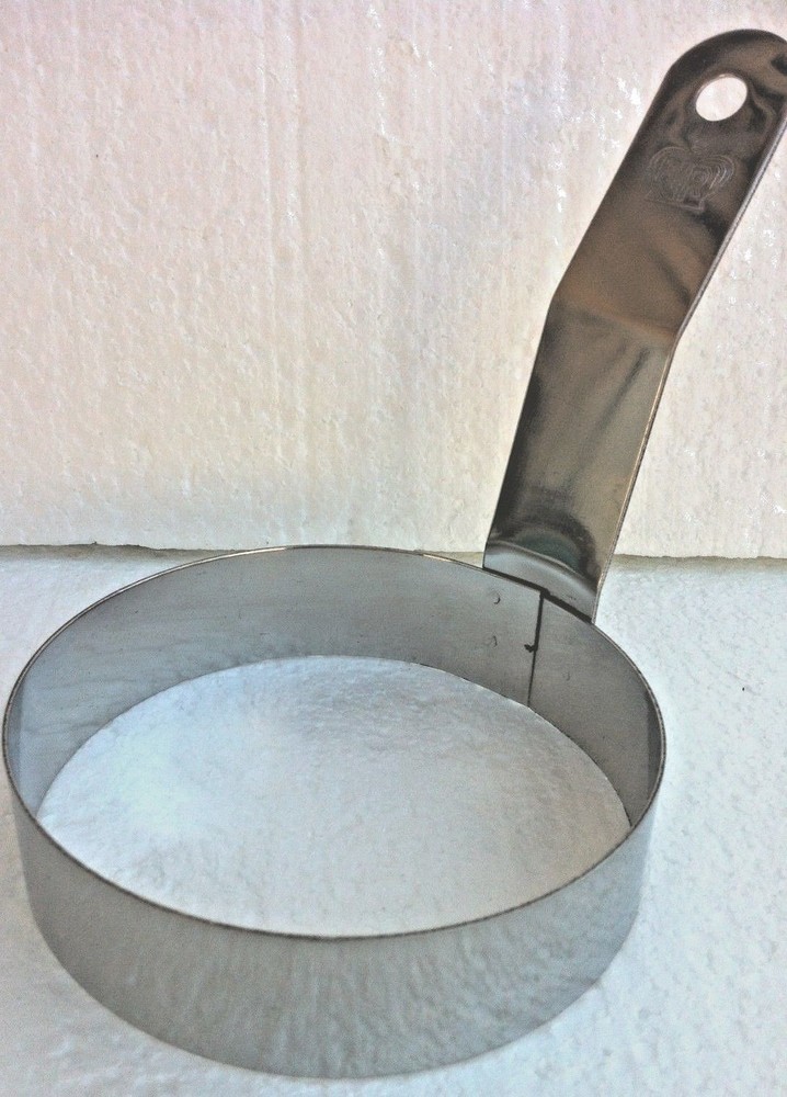 Egg Ring Round 3", 4", 5" Stainless Steel ( New )