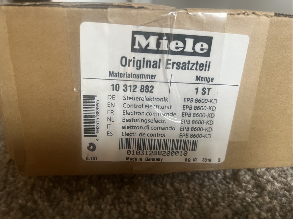 Miele Control Unit 10312882 10312883