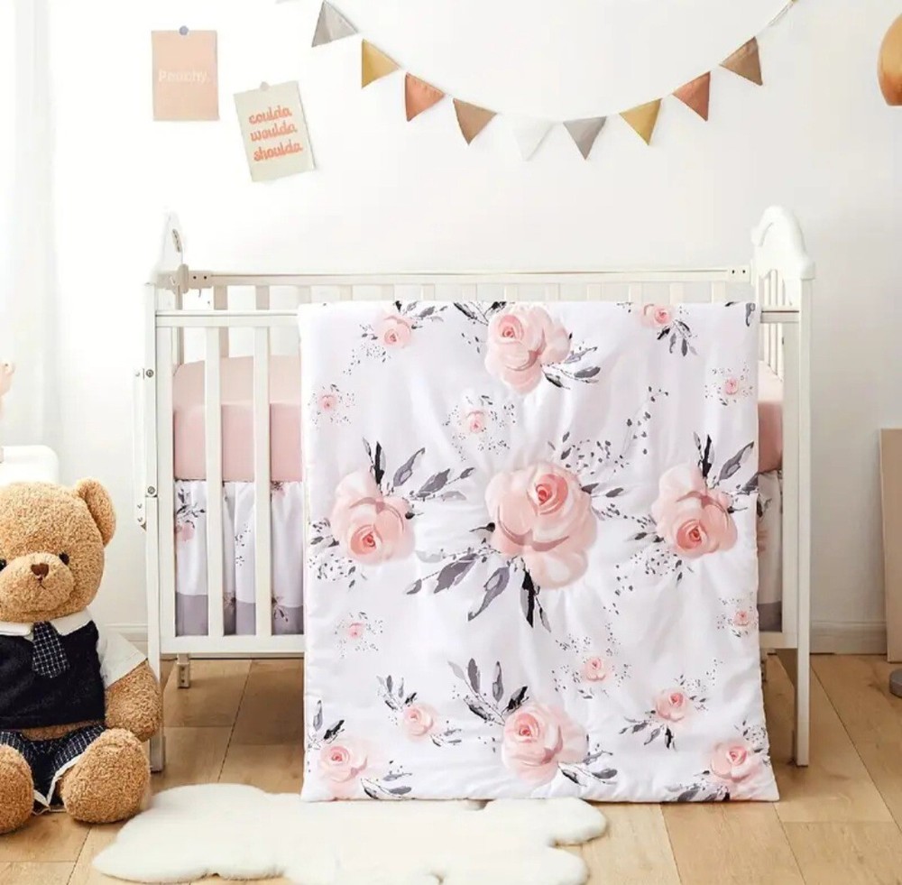 Crib Bedding Set, 3 Pieces