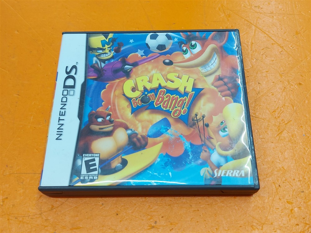 ⭐️⭐️⭐️⭐️⭐️ **EMPTY Game Case** Nintendo DS Crash Boom Bang w Insert