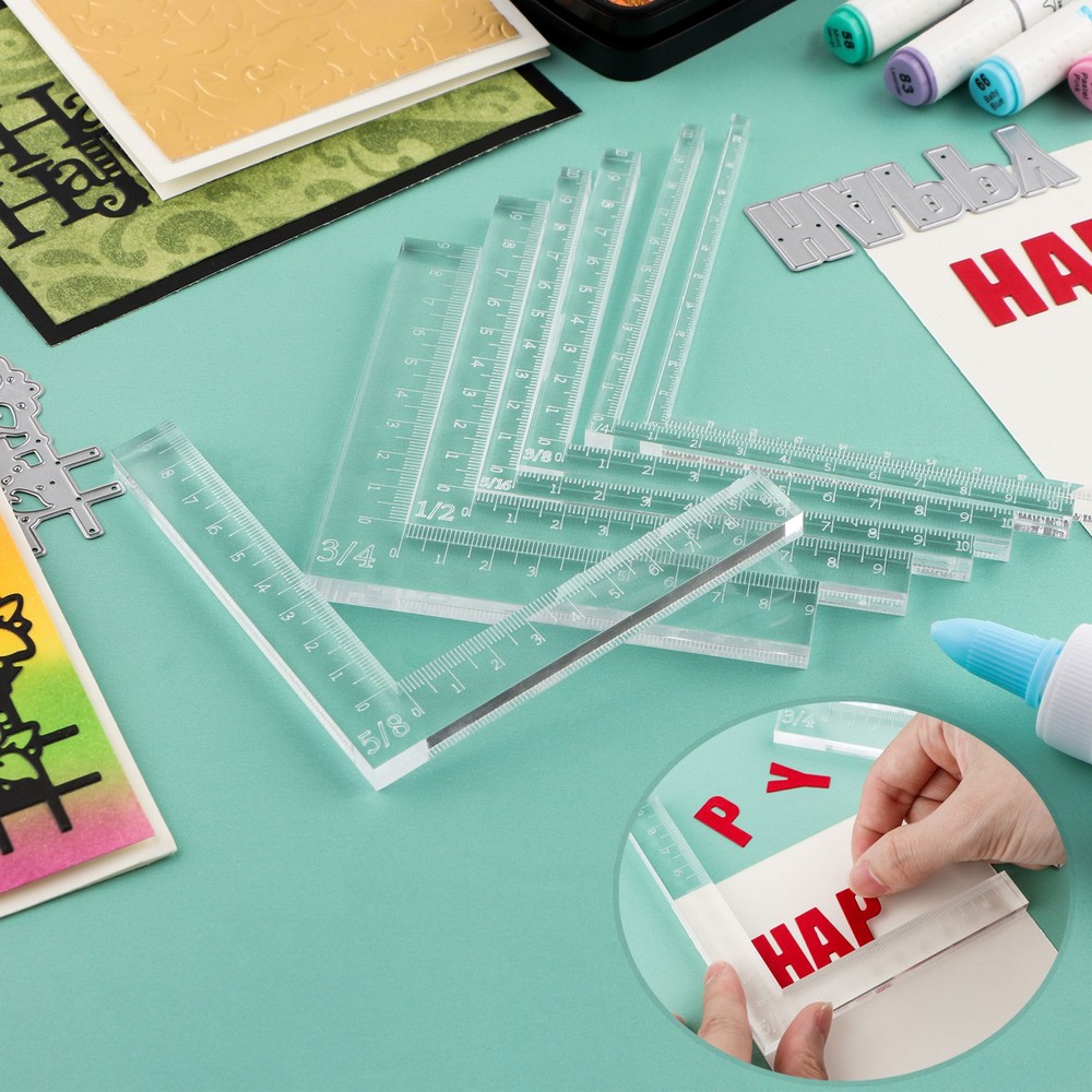 7 Pcs/set Creative Positioning Tools Card Corners Helpers Scrapbooking Tools