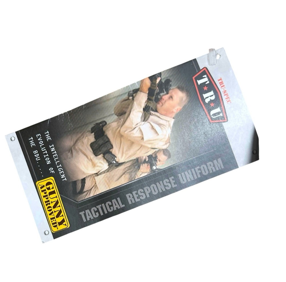 TRU SPEC TACTICAL RESPONSE UNIFORM MENS MEDIUM LONG PANTS DIGITAL CAMO RIPSTOP