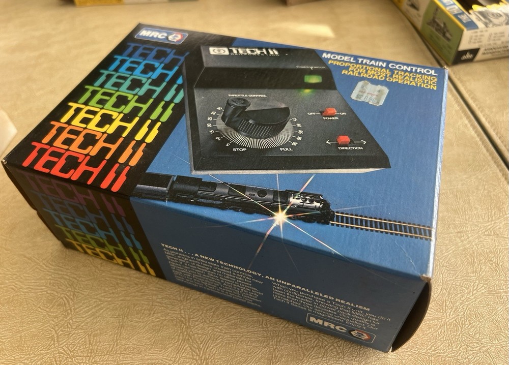 MRC Tech II Rail Power 1400 Model Train Control In Box Untested