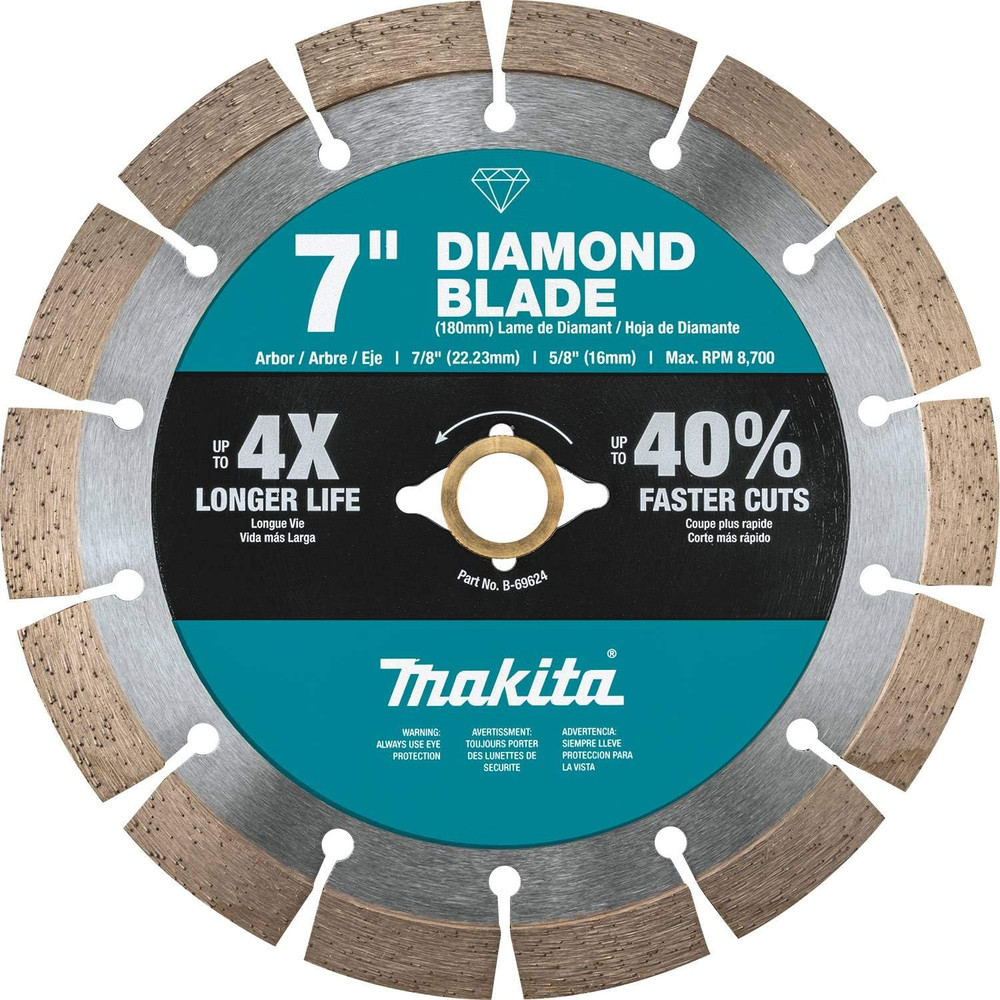 B-69624 7" Diamond Blade, Segmented, General Purpose