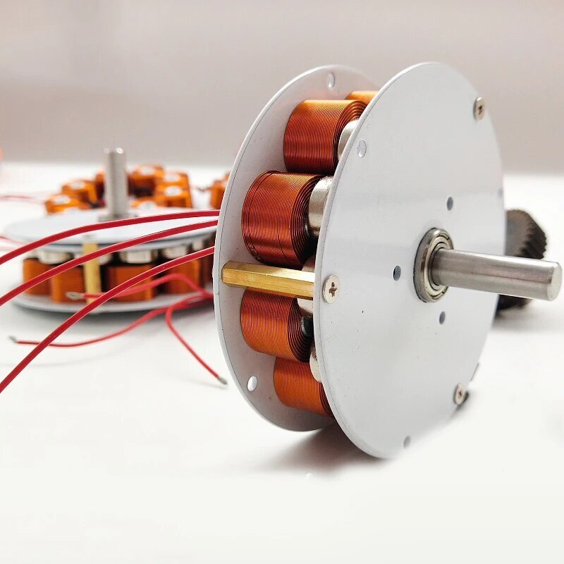 Miniature Disc-type Iron Core Generator Strong Magnetic Low-speed Alternator