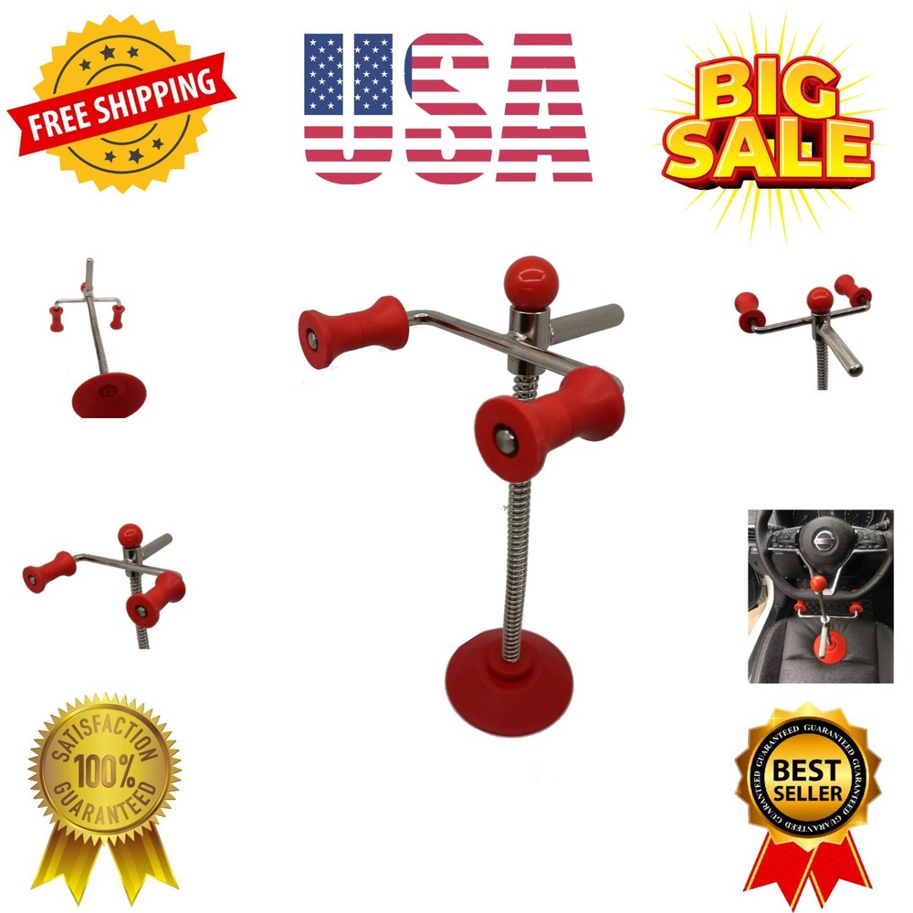 15" Steering Wheel Holder Alignment Adjustable Car Steering Alignment Tool Fi...