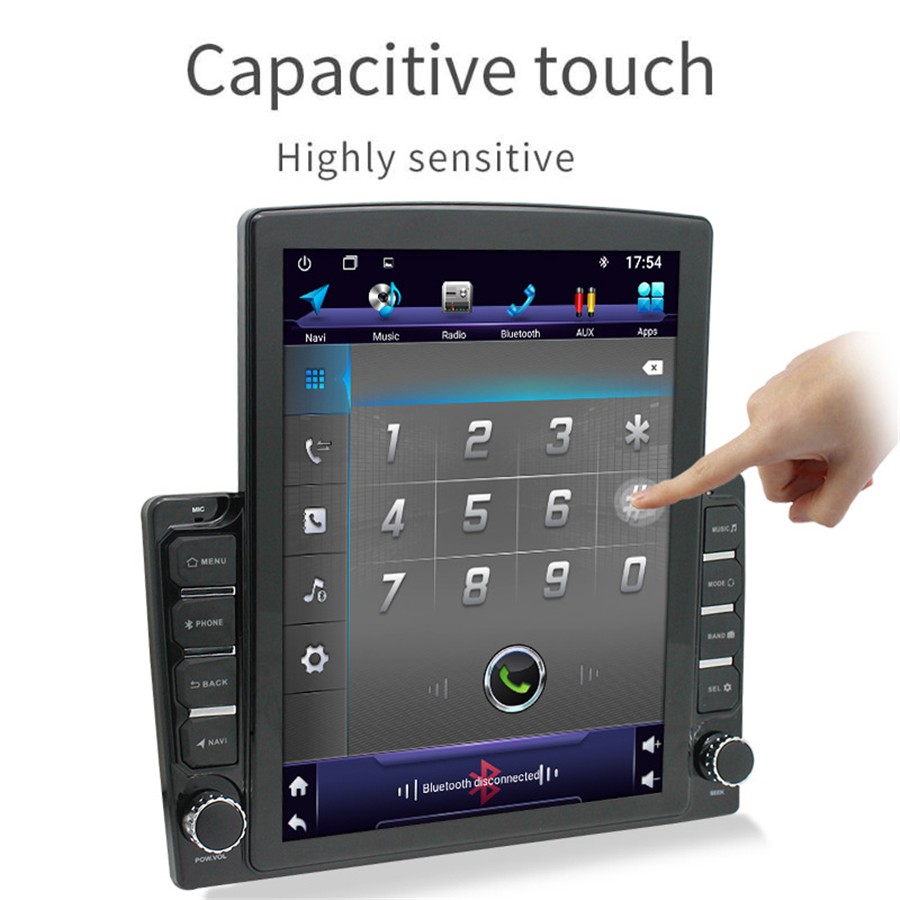 9.7in Android Car Stereo Radio Bluetooth Mirror Link GPS Navigation WIFI FM USB