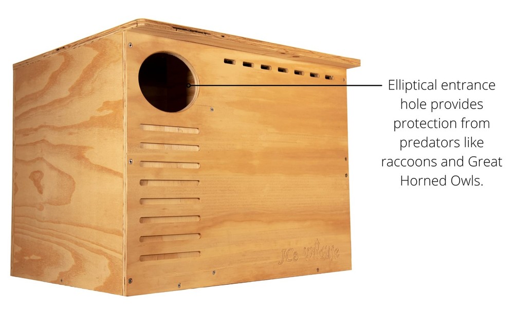 JCS Wildlife Barn Owl Nesting Box