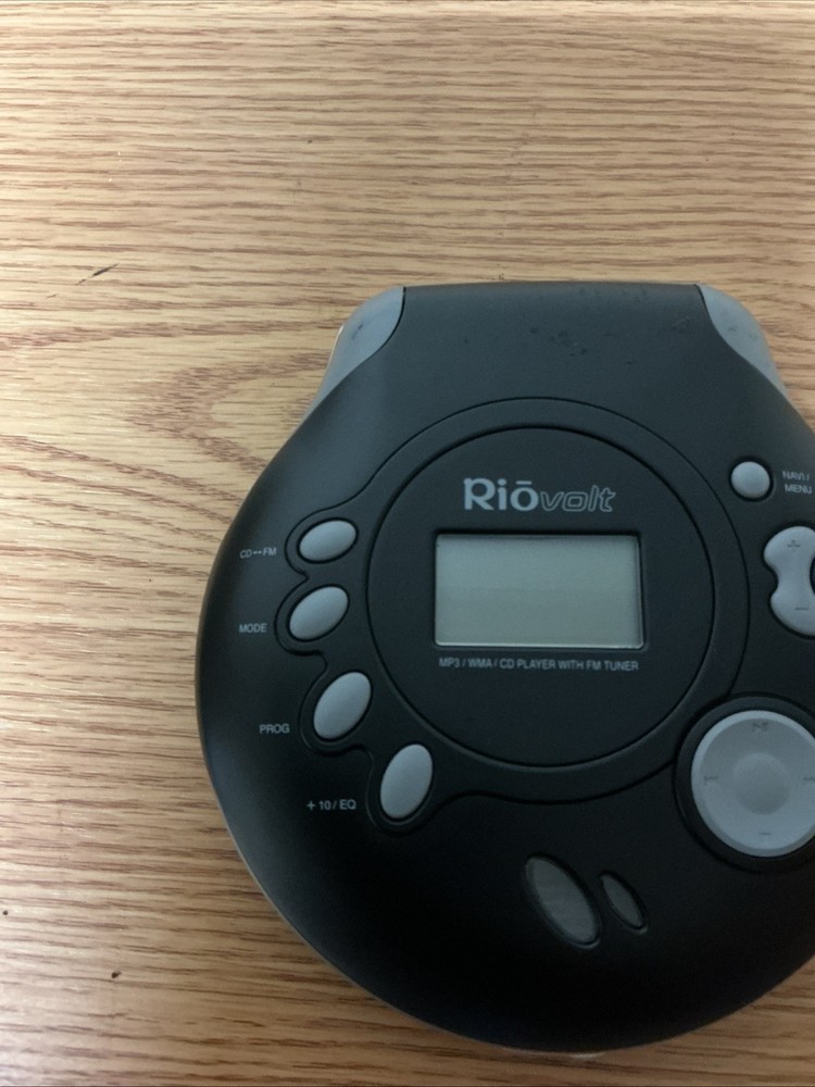 Riovolt SP250 Remote CD Player w/Leather Case READ UNTESTED