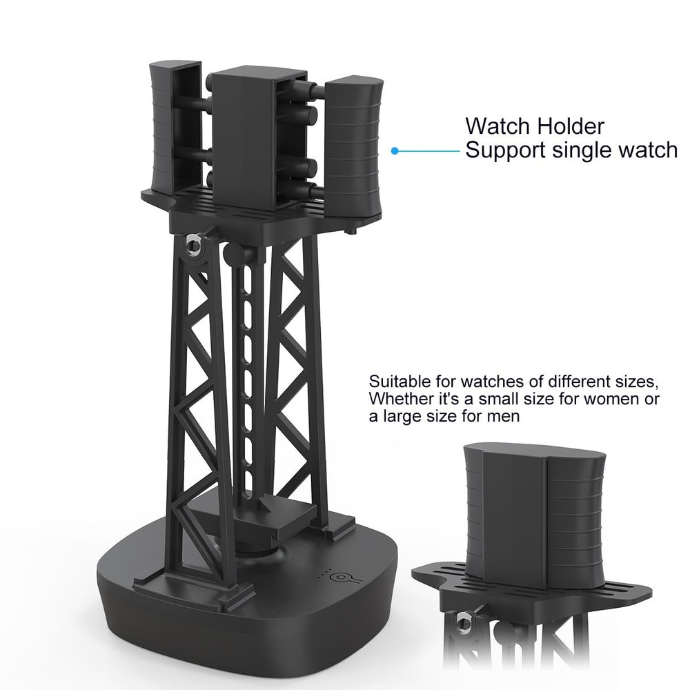 FEICHONGHO Single Watch Winder for Automatic Watches,Timer BLACK