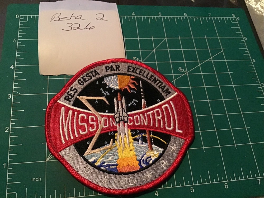 NASA MISSION OPERATIONS -RES GESTA PER EXCELLENTIAM- ORIGINAL SPACE PATCH