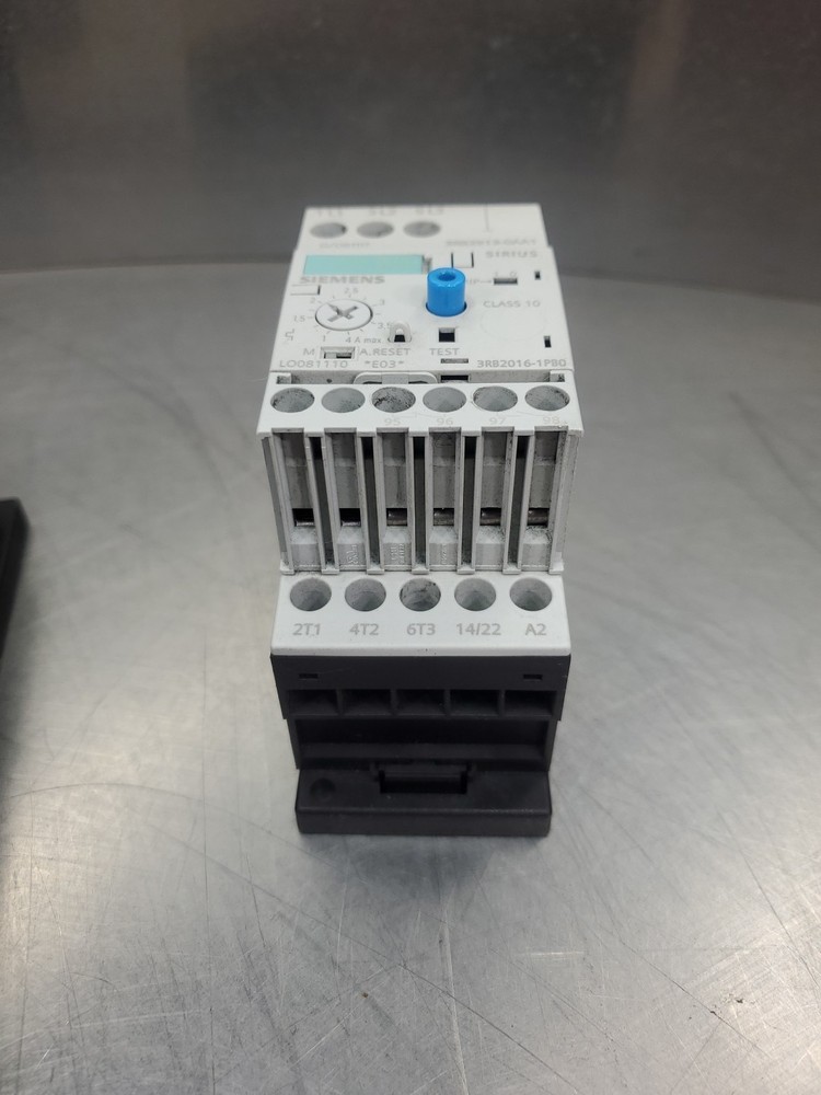 SIEMENS 3RB2016-1PB0 SOLID STATE OVERLOAD RELAY w/3RB2913-0AA1 MODULE 4E-51