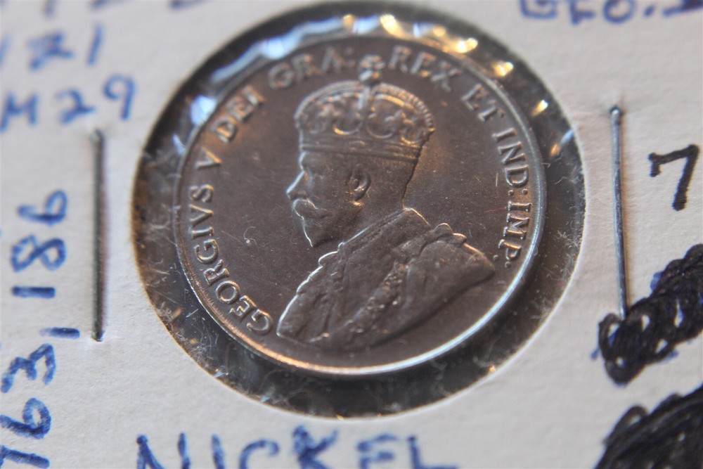 CANADA 1922 5 CENTS NICE COIN #2