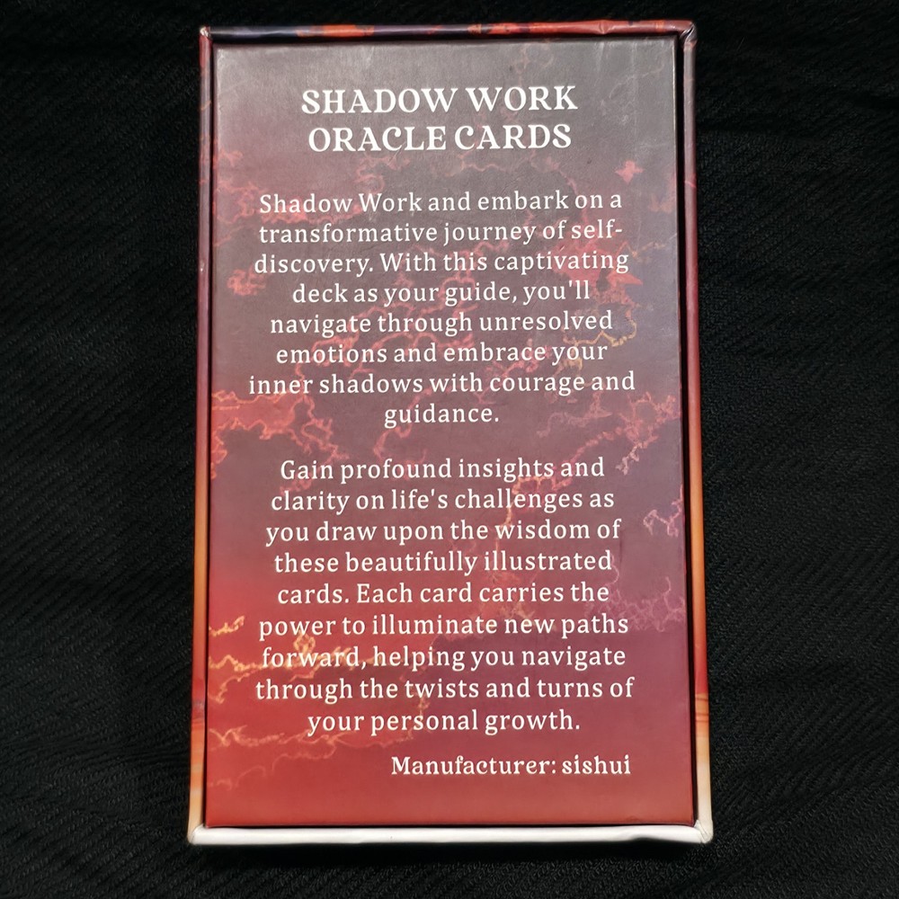 Shadow Work Oracle 56 Card Deck Keywords Messages Understanding Unconscious Side